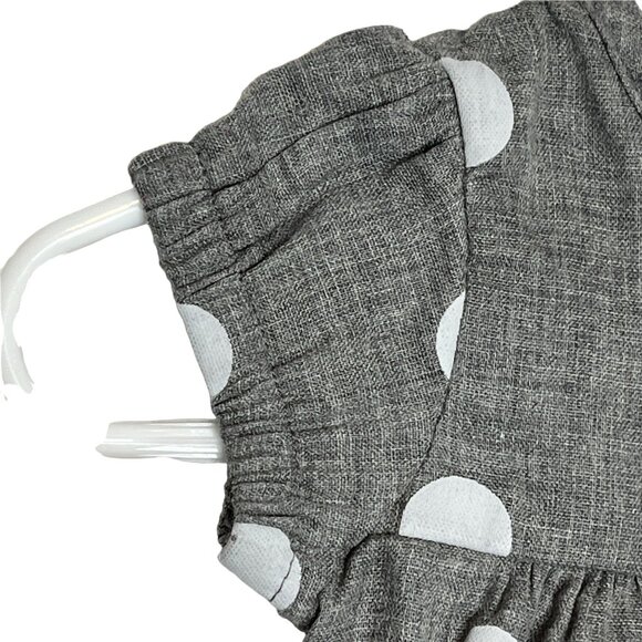 Carters Baby Girls 3M Dress & Cardigan Set Pink Gray Polka Dot Outfit - Picture 8 of 9